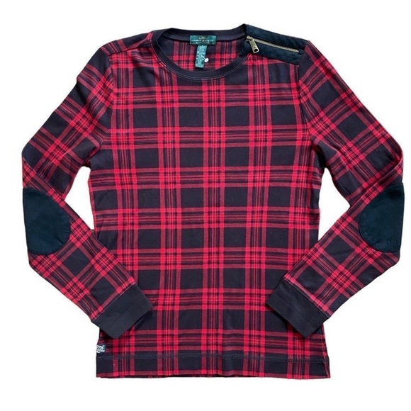 Patch Long Sleeve Rugger Shirt(LADIES)